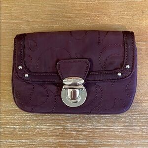 Vera Bradley Purple Clutch with Elegant Design